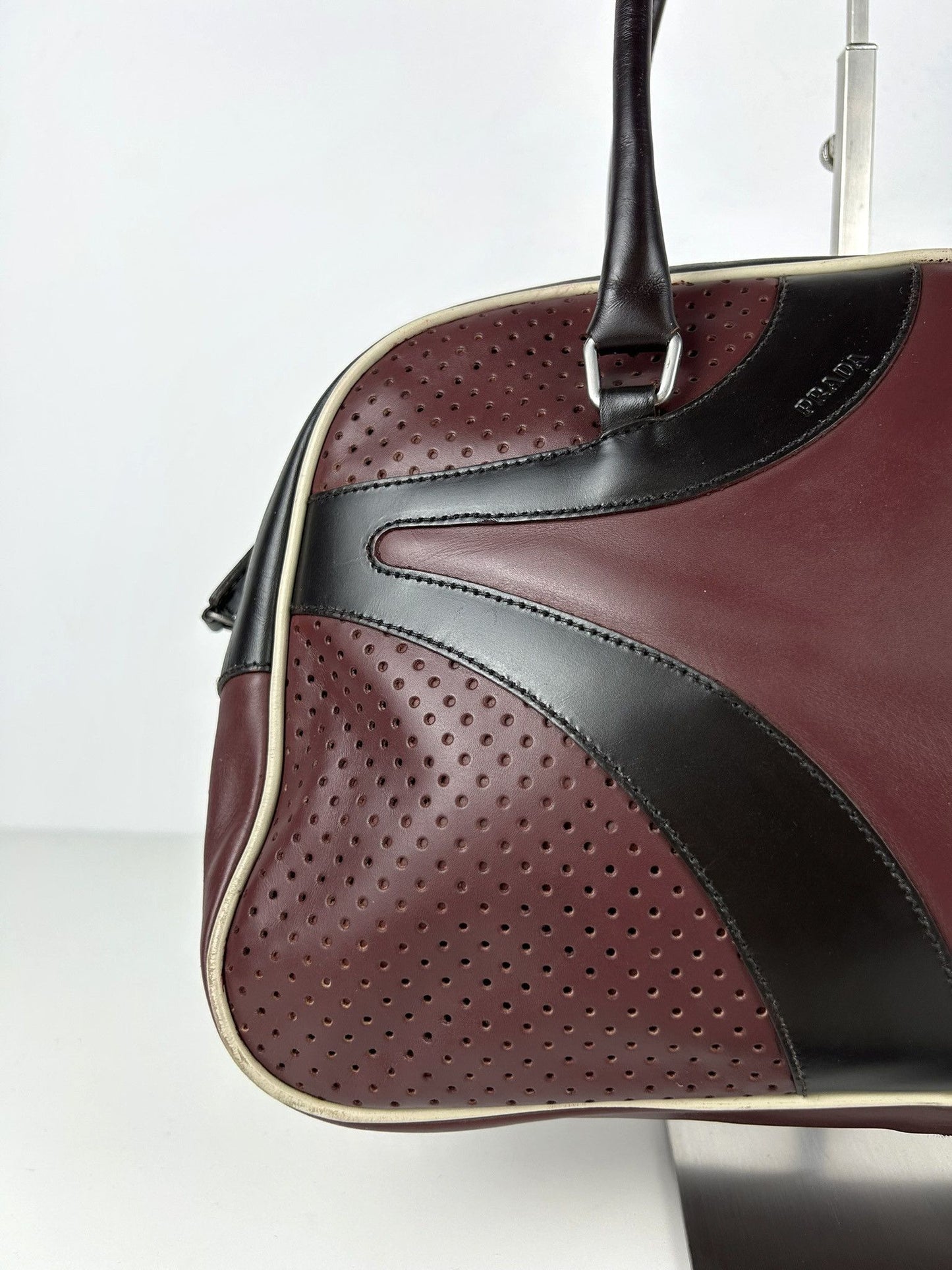 SS2000 prada runway bowling bag