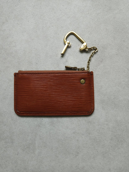Vintage Louis Vuitton epi leather pochette cle