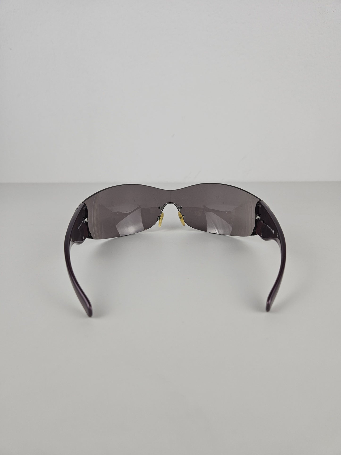 Archive y2k Prada SPR58F wraparound flame sunglasses