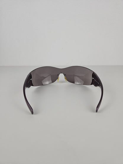 Archive y2k Prada SPR58F wraparound flame sunglasses