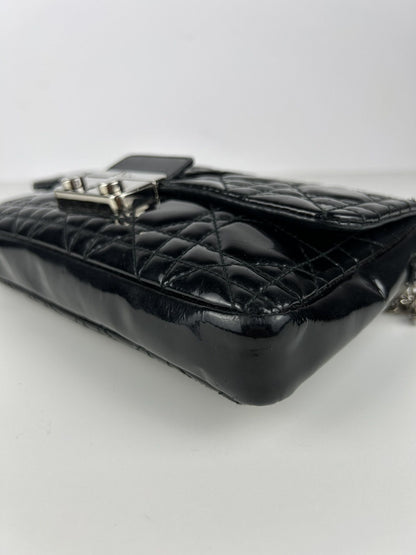 Miss Dior Promenade cannage patent leather handbag woc