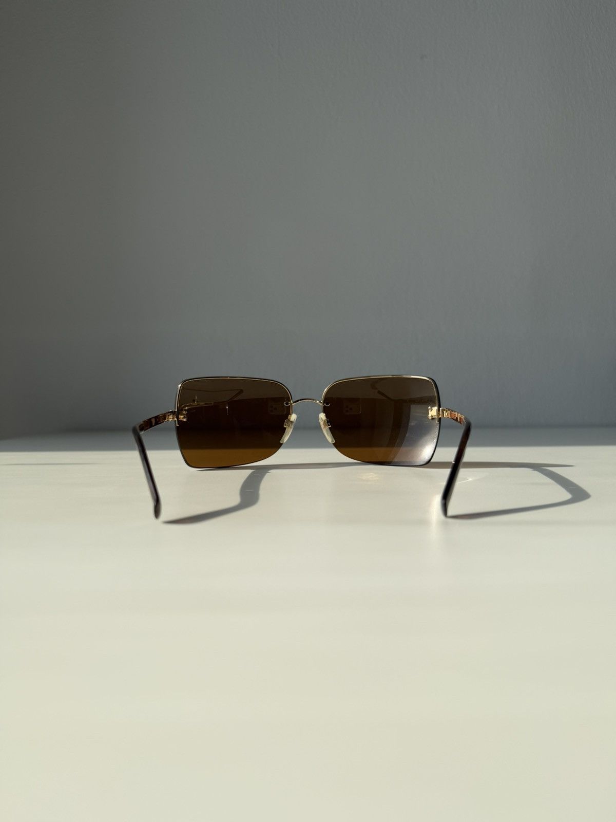 Vintage Chanel 4112 rimless sunglasses