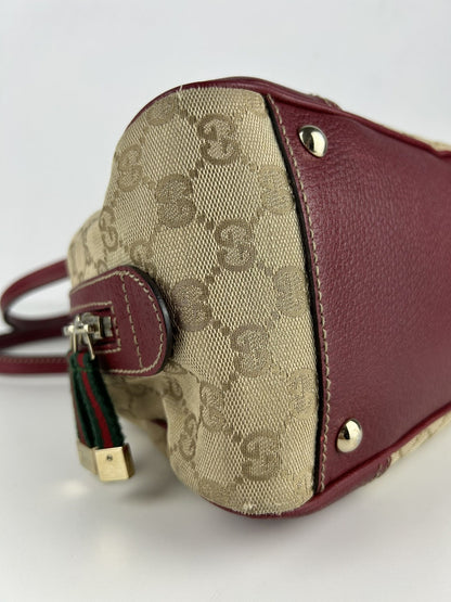 Gucci GG monogram princy mini bowling bag