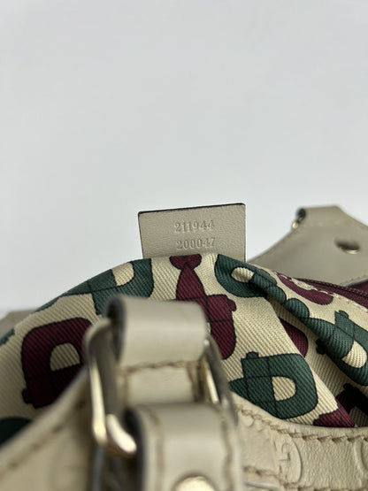 Gucci guccissima sukey medium size leather handbag