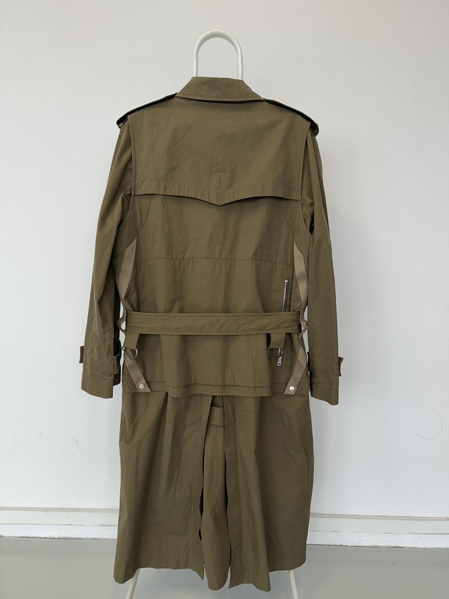 2019 Stella McCartney oversized layered trench coat