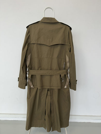 2019 Stella McCartney oversized layered trench coat