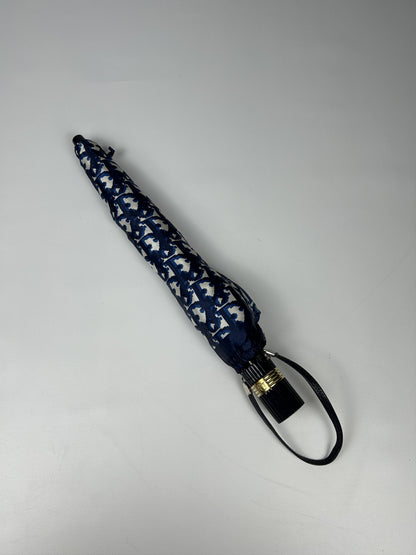 Vintage 80s dior trotter oblique monogram folding umbrella
