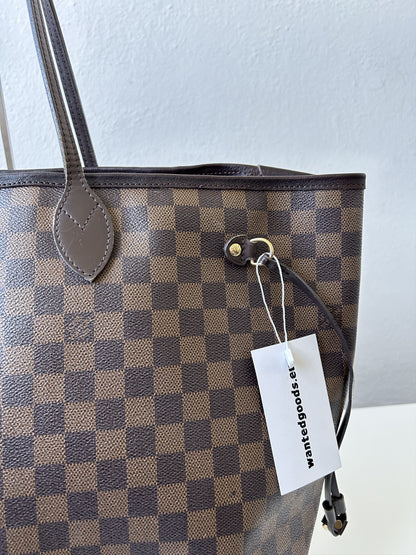 Louis vuitton damier ebene neverfull GM tote bag