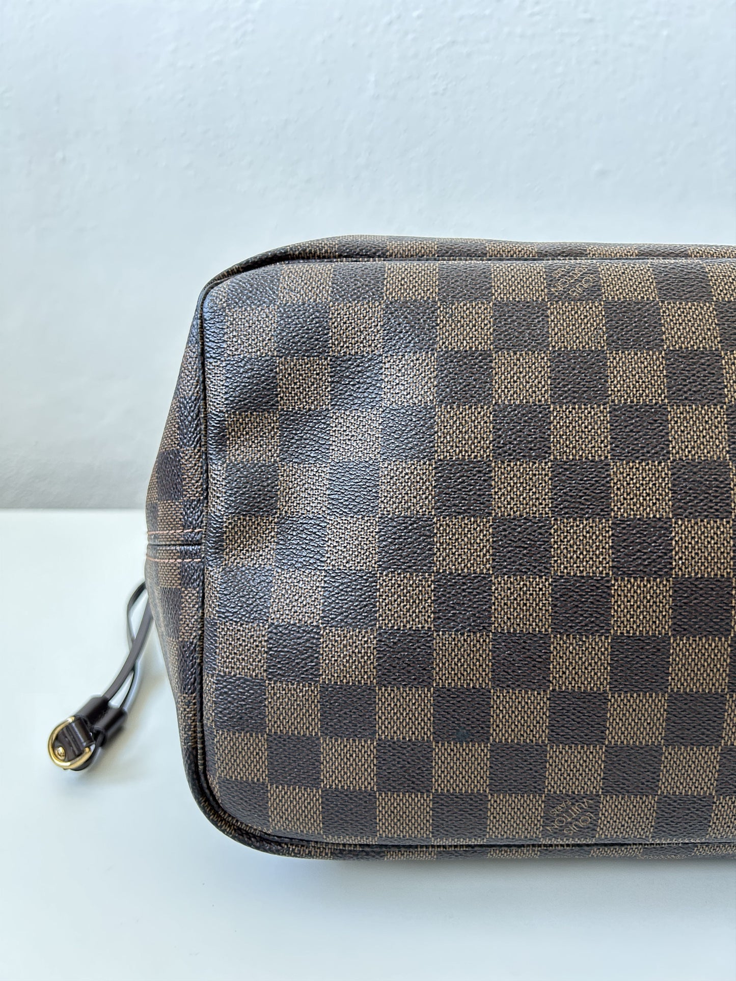 Louis vuitton damier ebene neverfull GM tote bag