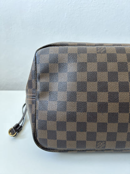 Louis vuitton damier ebene neverfull GM tote bag