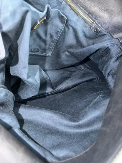 Miu miu vitello bow bag in black