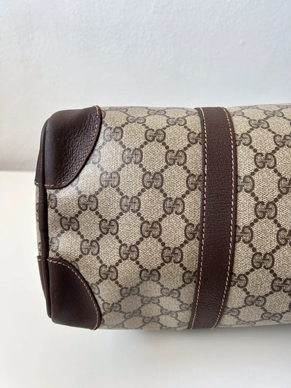 Vintage 70s-80s Gucci monogram Boston duffle bag