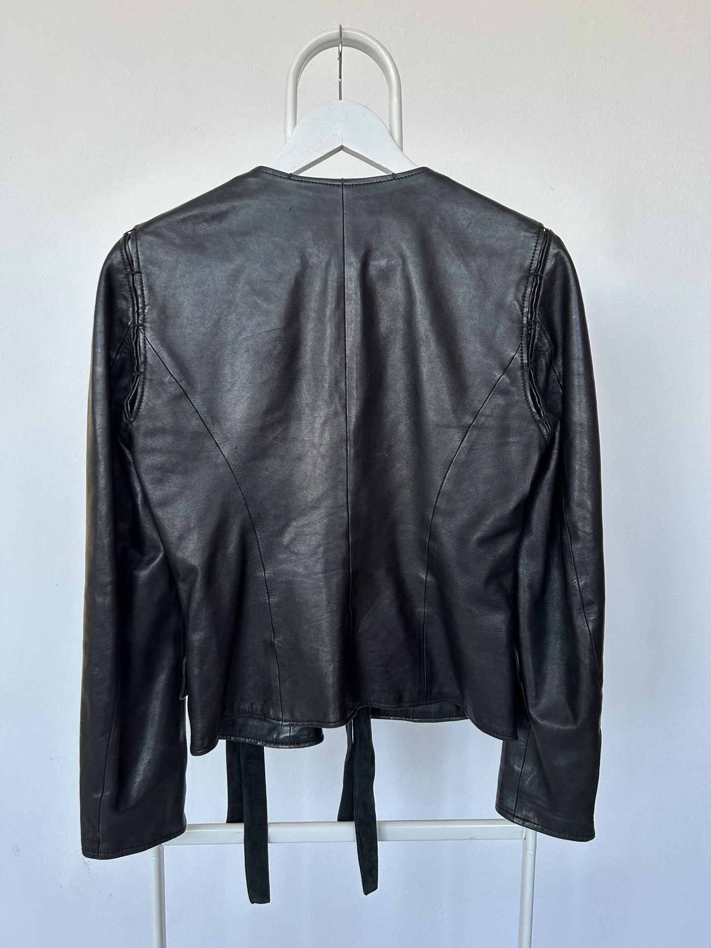 Yves Saint Laurent Rive Gauche Tom Ford era leather jacket