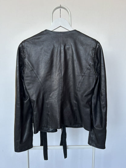 Yves Saint Laurent Rive Gauche Tom Ford era leather jacket