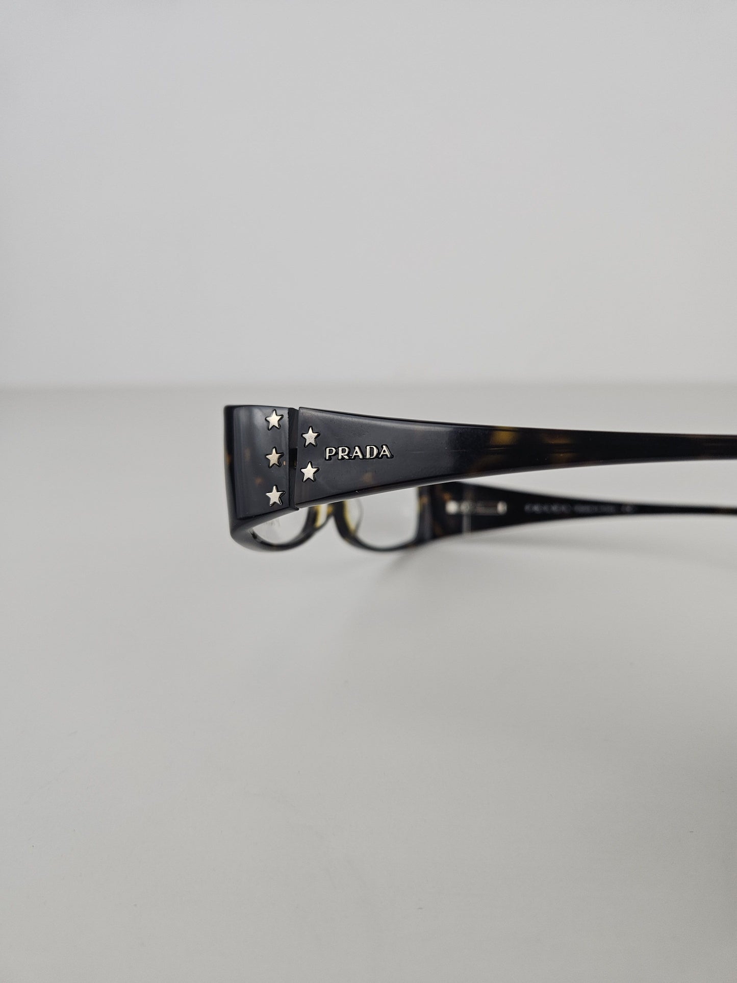 Vintage y2k prada star studded office siren glasses