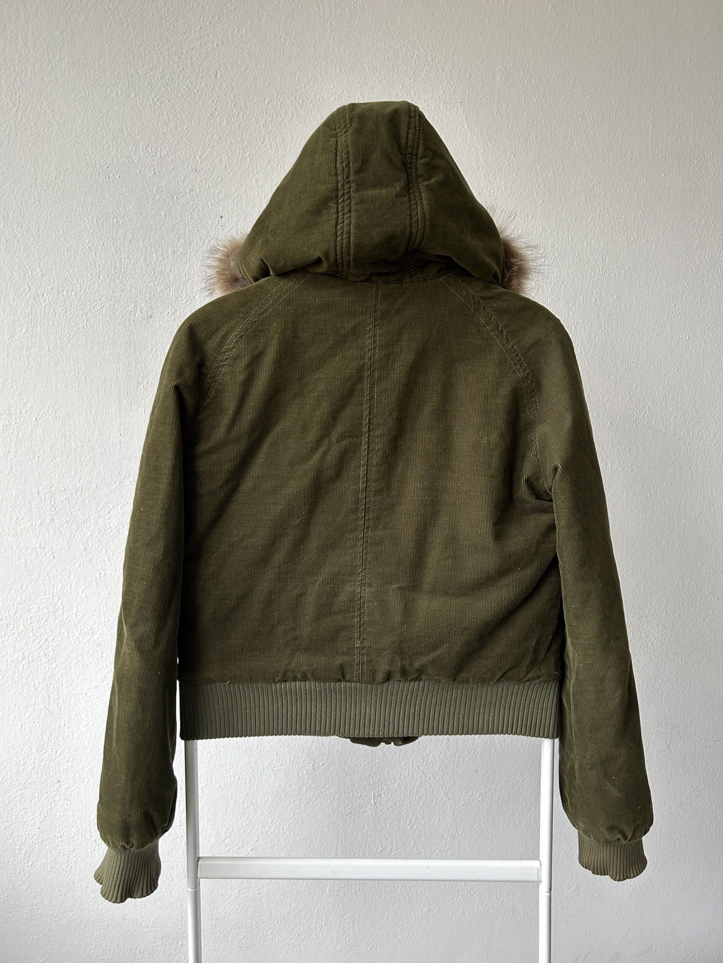 Archive y2k Dolce Gabbana corduroy hooded bomber