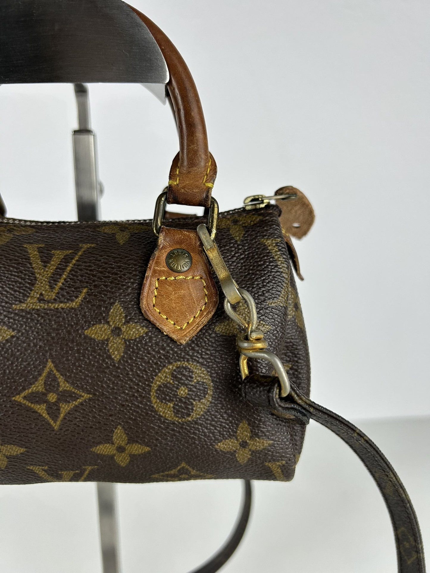 Vintage 80s Louis Vuitton monogram mini speedy handbag