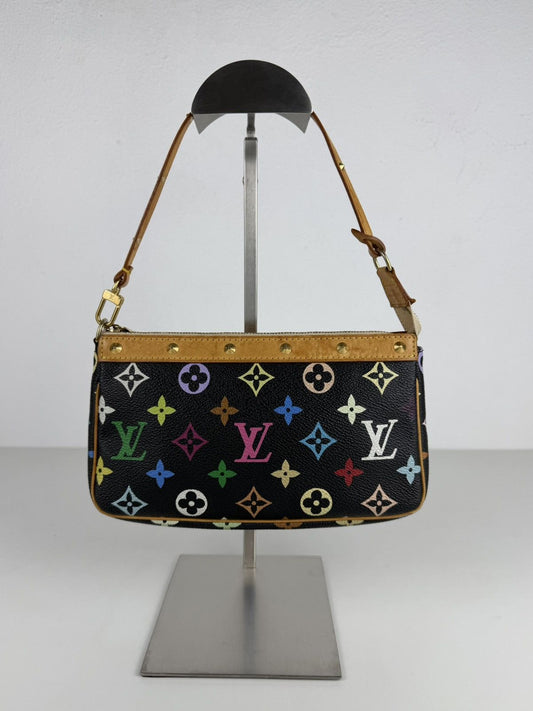 Louis Vuitton x Takashi Murakami pochette accessoires multicolor