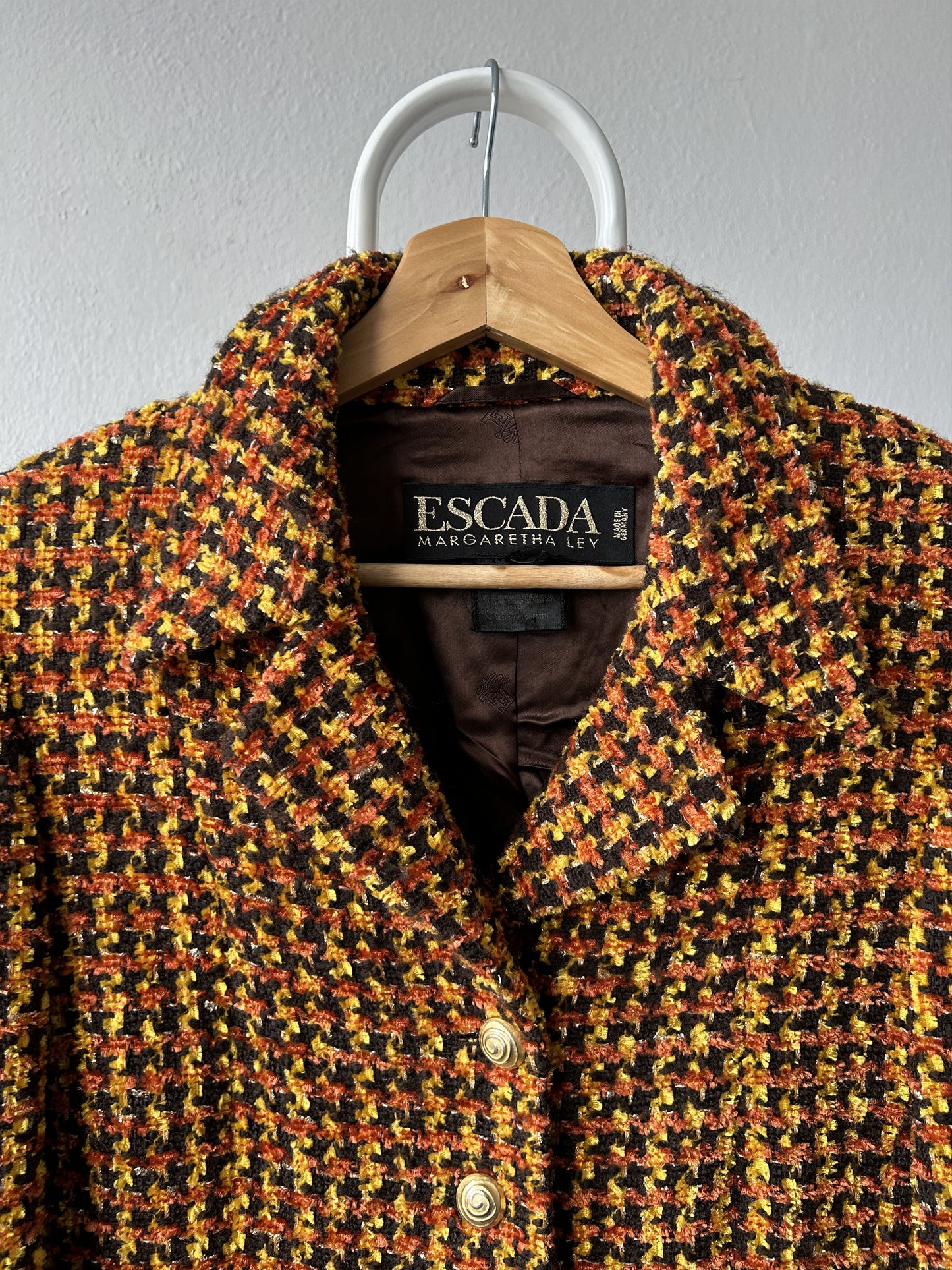 Vintage Escada tweed blazer
