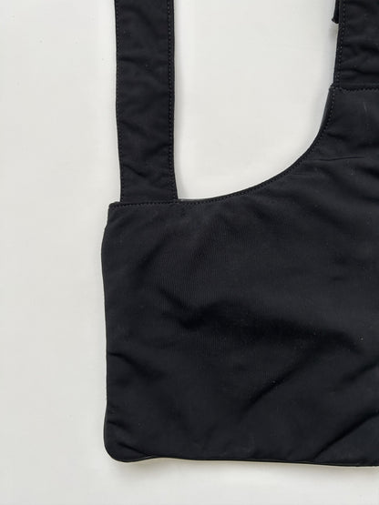 Archive AW1999 miu miu leather nylon crossbody/ sling bag