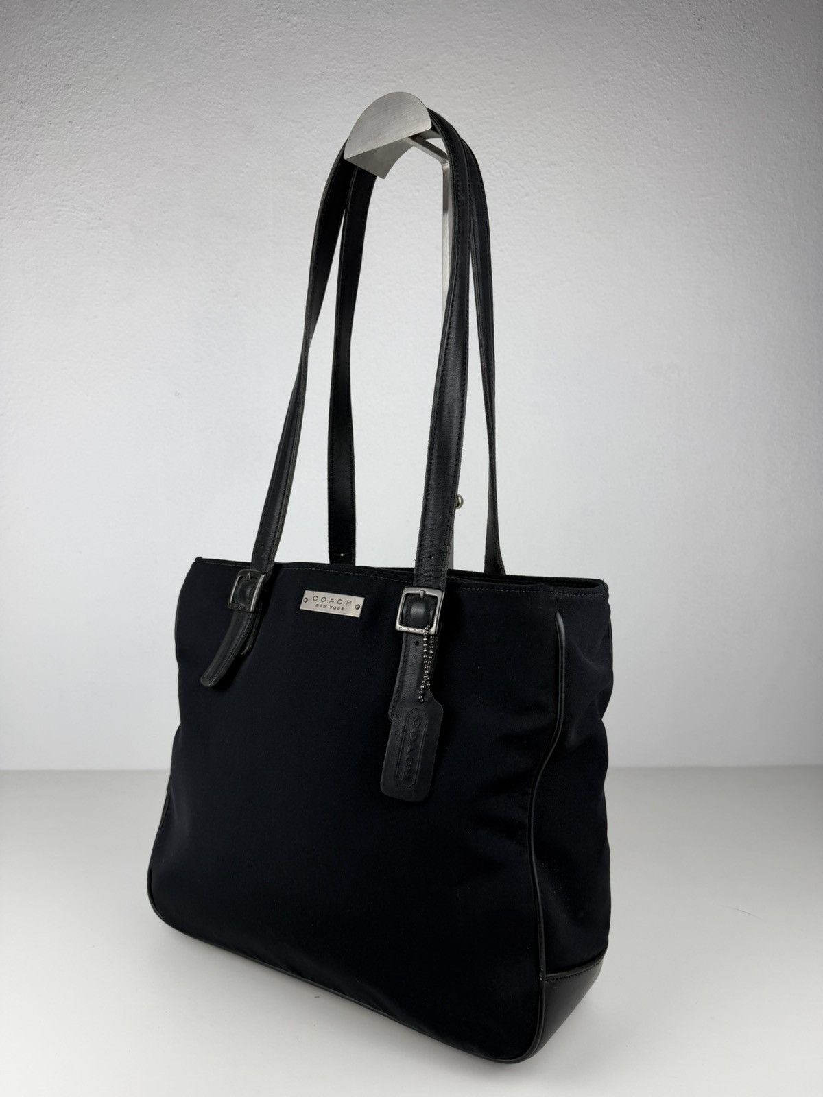 Coach neoprene and leather tote