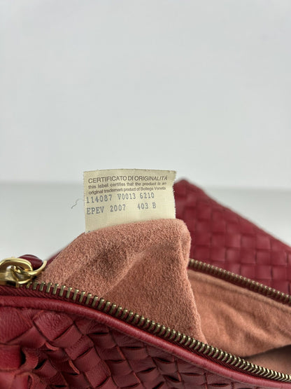 2007 Bottega Veneta intrecciato mini hobo handbag