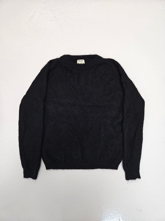 Acne studios dramatic moh paw15 oversized mohair knit