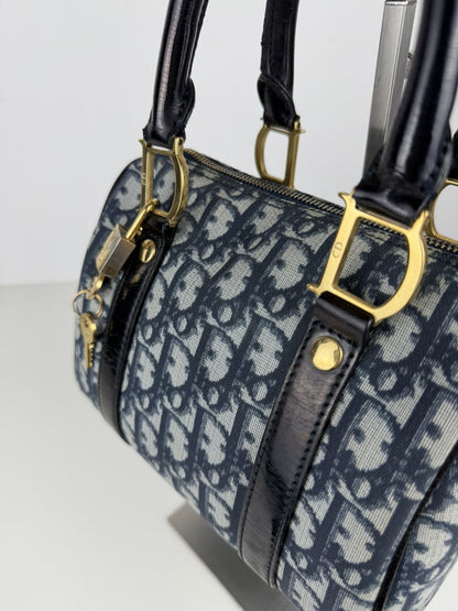 Vintage y2k Dior trotter oblique mini boston bag