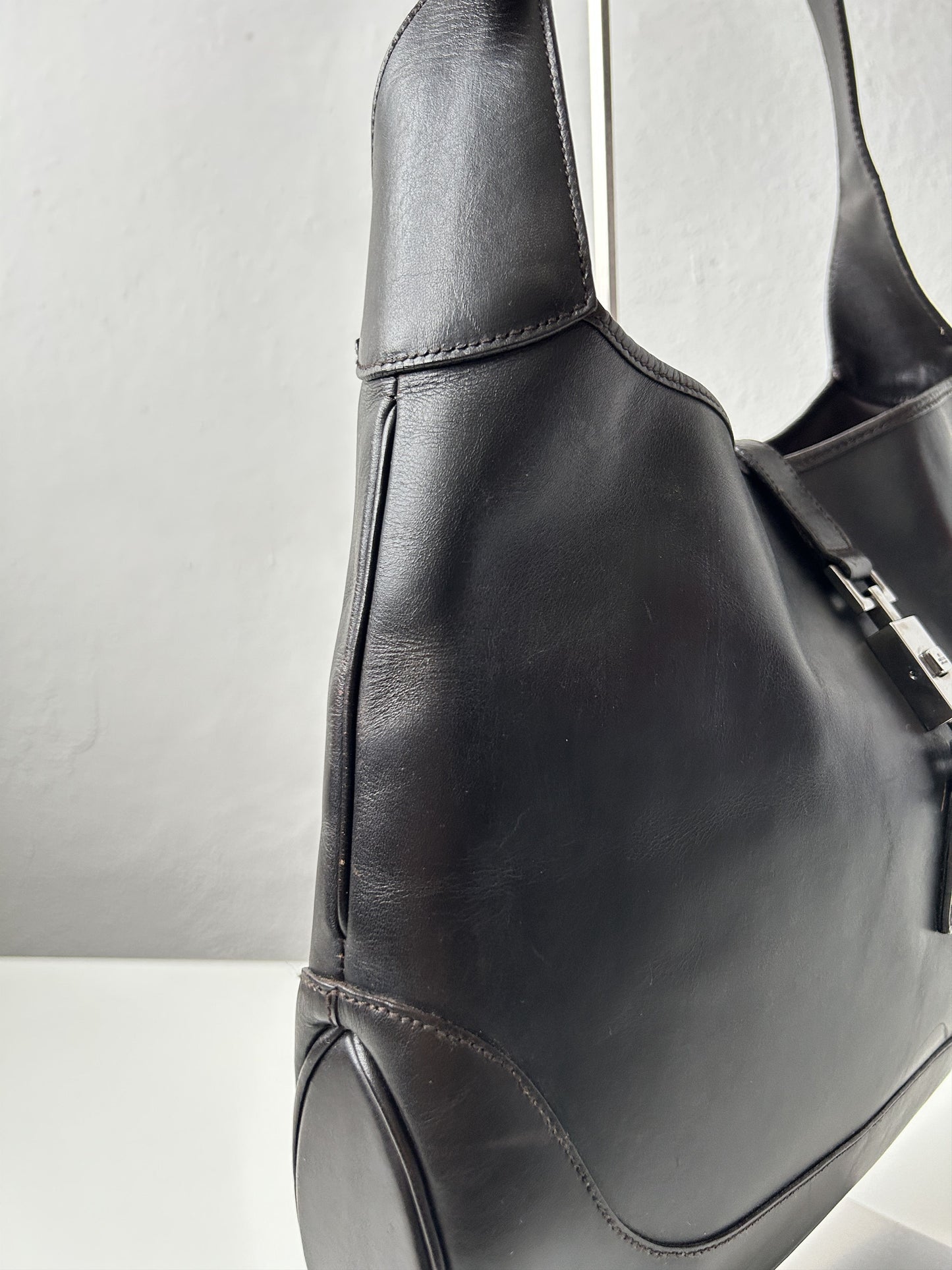 Vtg y2k Gucci by Tom Ford jackie leather handbag