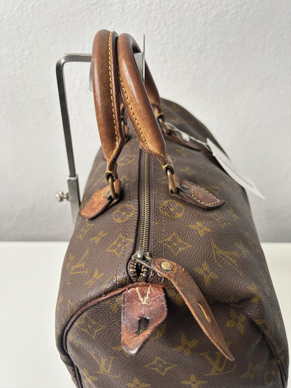 Vintage 70s Louis Vuitton monogram speedy 30 mini boston bag