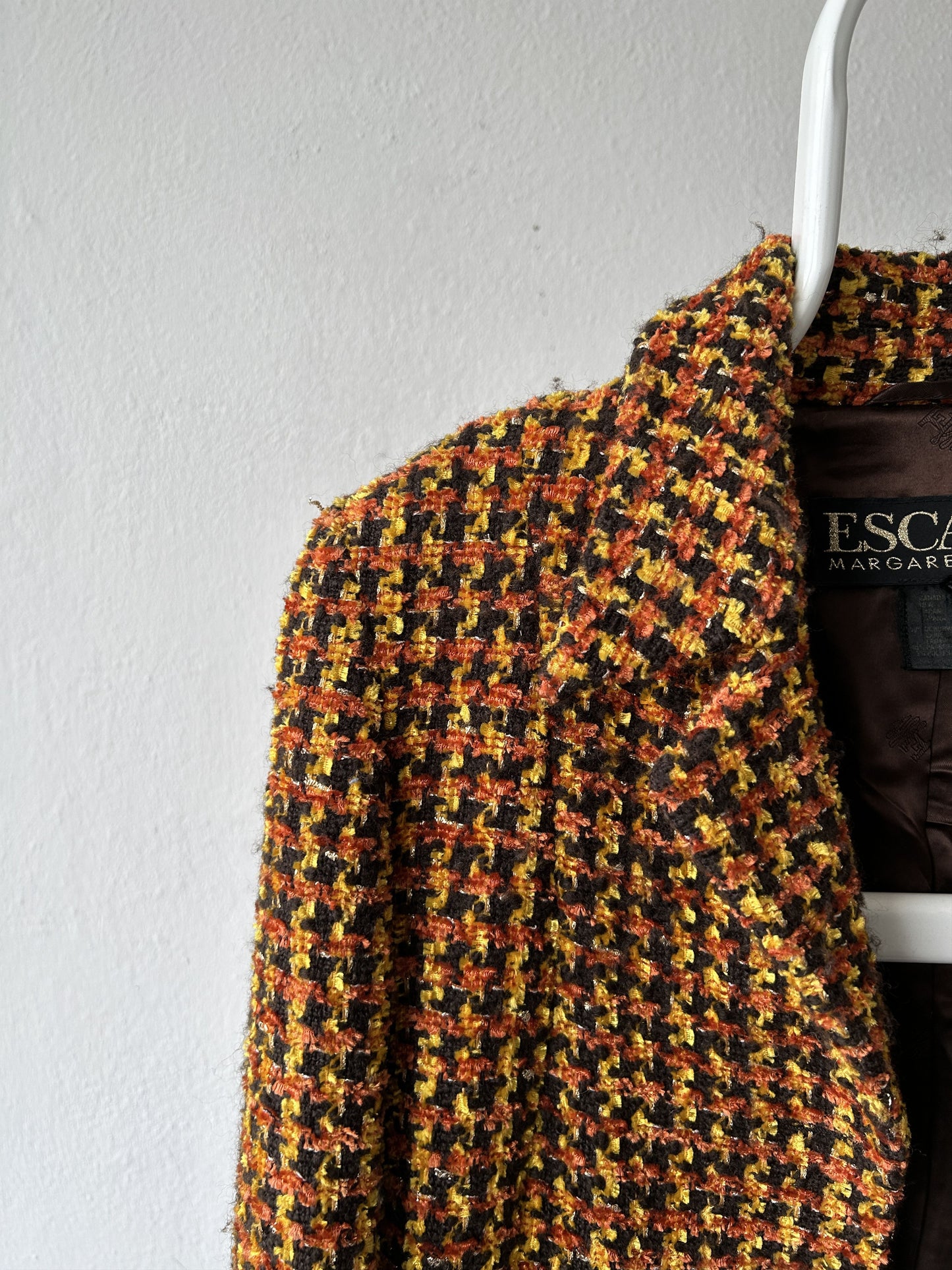Vintage Escada tweed blazer