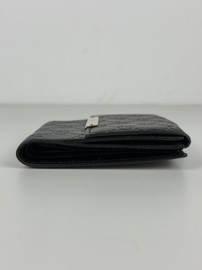 Gucci guccissima leather trifold wallet