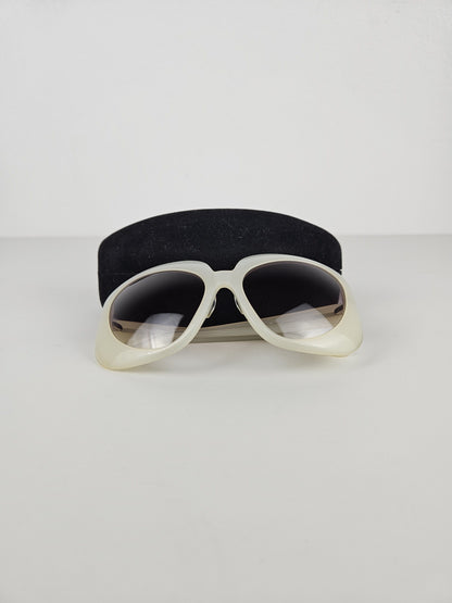 Hussein Chalayan 75-HC02 oversized space age sunglasses
