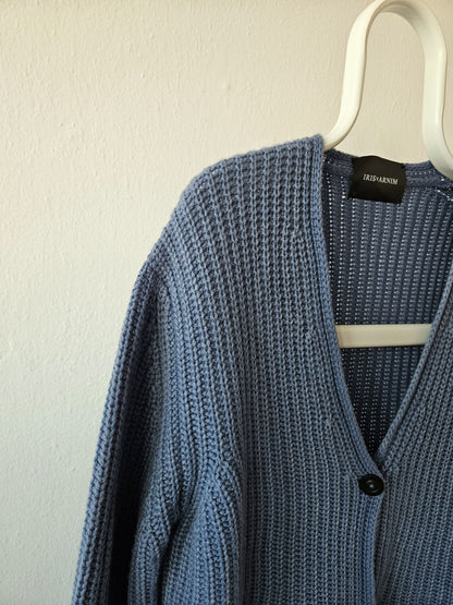 Iris von Arnim cable knit oversized cashmere cardigan