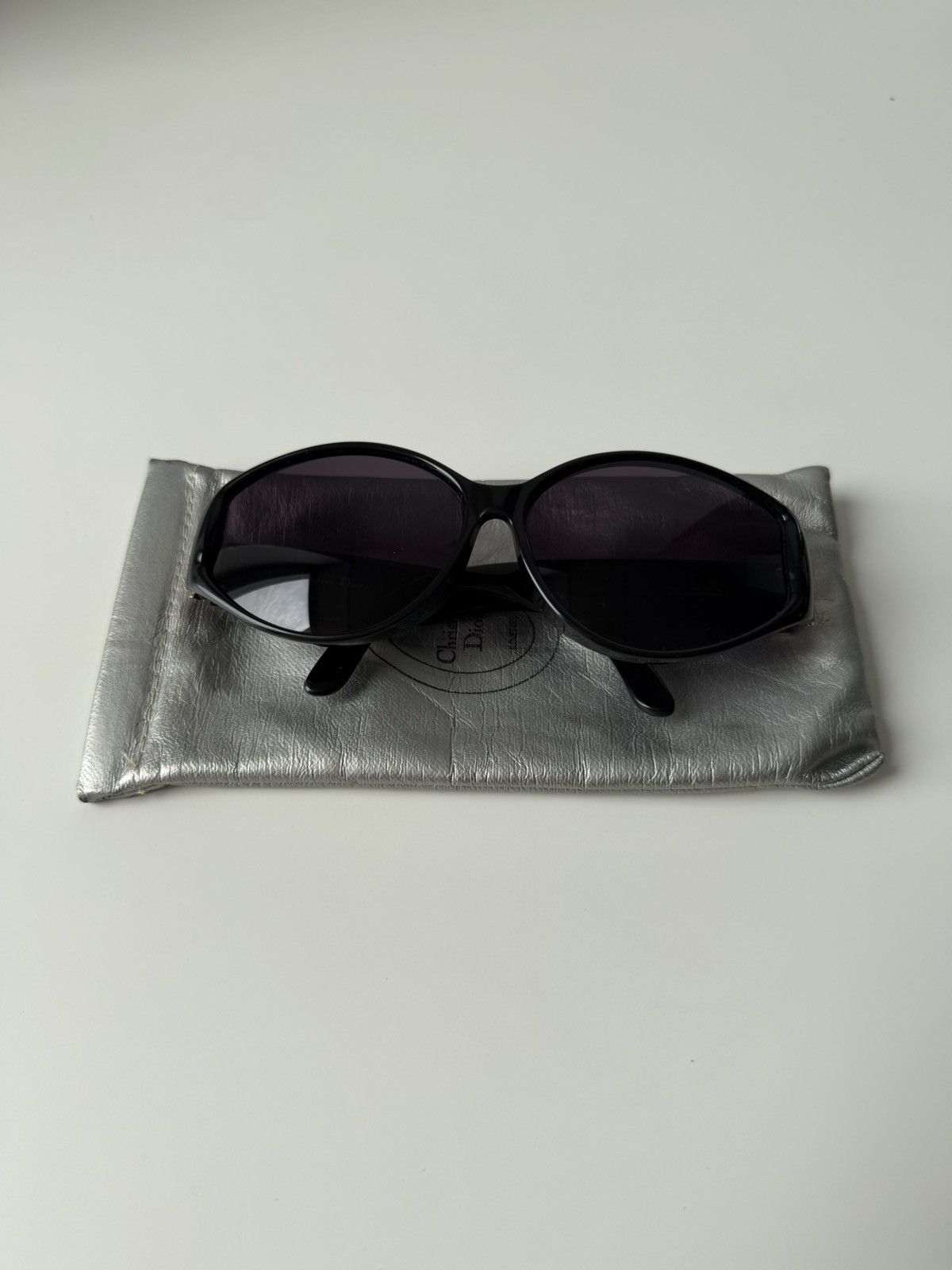 Vintage 80s Christian Dior 2021A big logo sunglasses