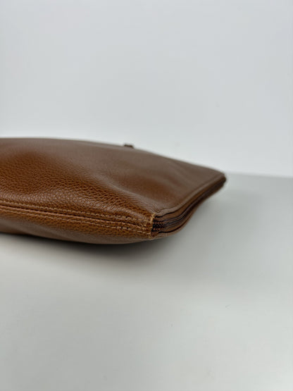 Longchamp leather laptop bag