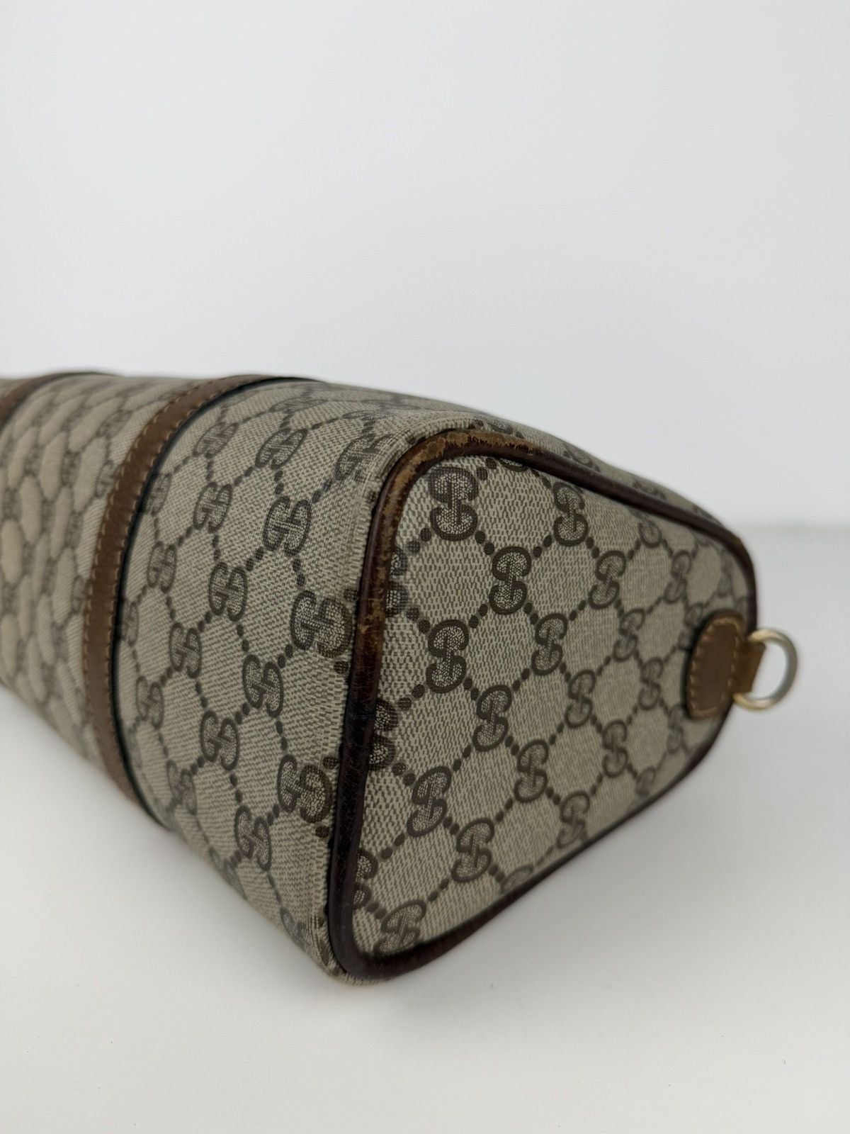 Vintage 70s Gucci monogram mini boston bag