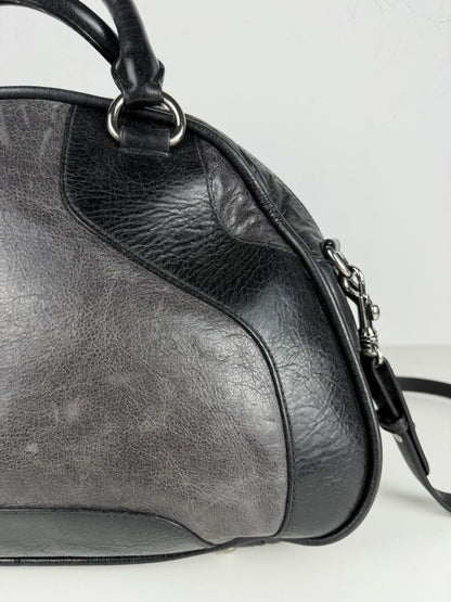 Miu Miu leather bowling bag