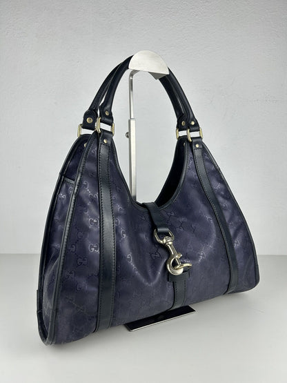 Gucci Jackie gg monogram coated canvas handbag