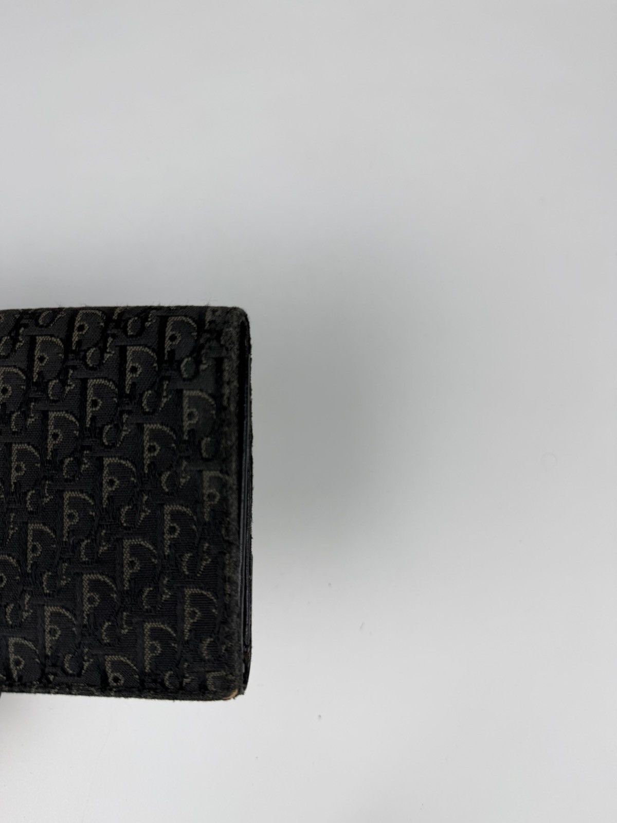 Dior John Galliano era street chic monogram long trifold wallet