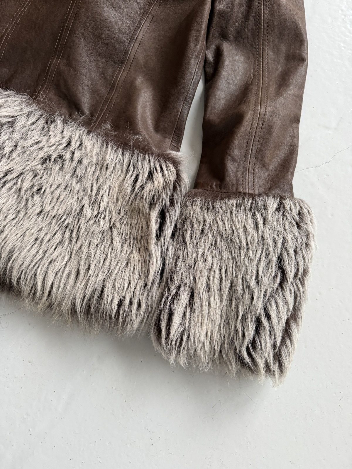 Marlboro Classics shearling afghan/ penny lane short coat