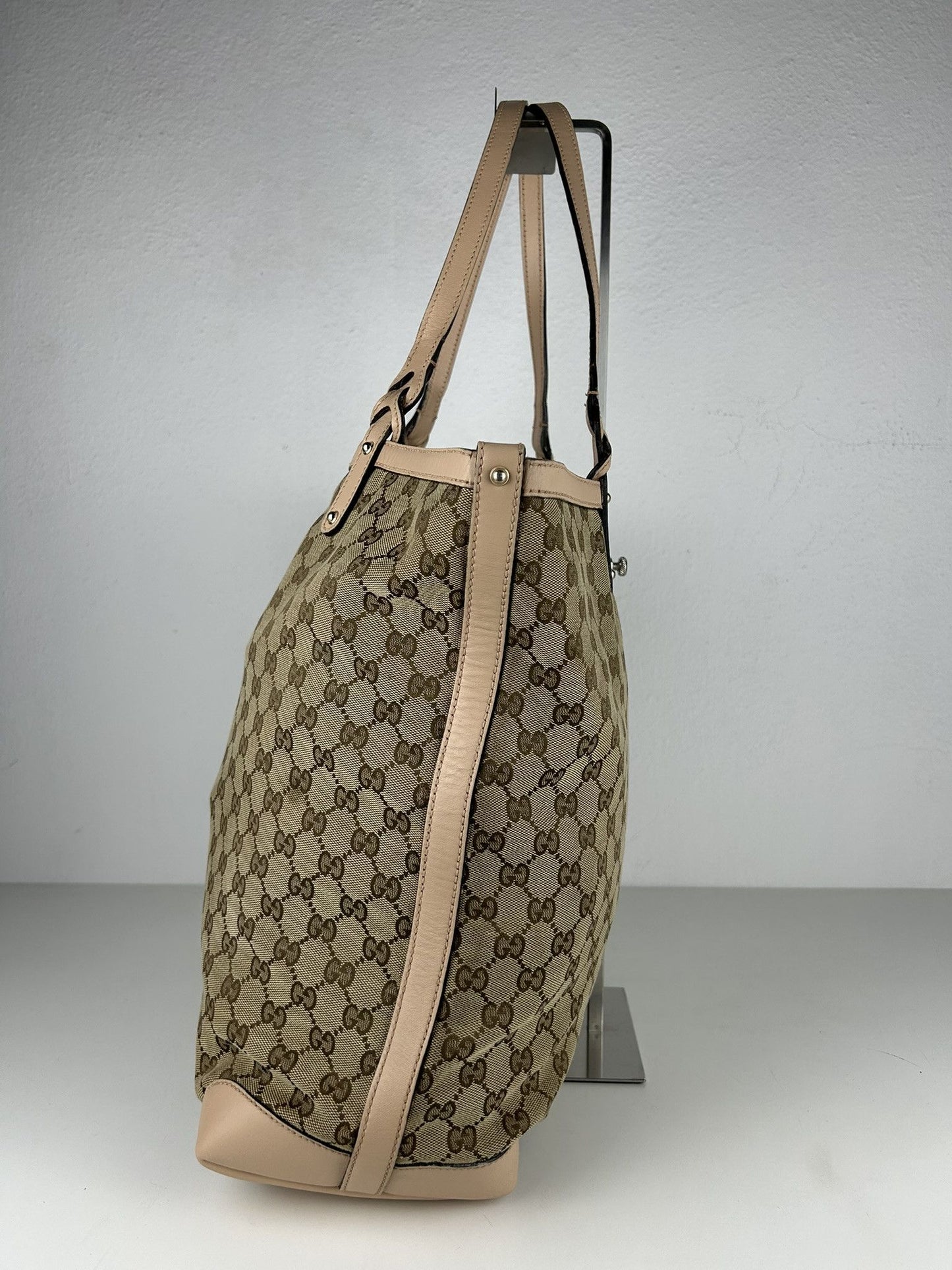 Gucci GG monogram canvas tote bag with pouch