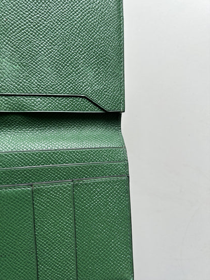 Vintage hermes osaka long bifold wallet