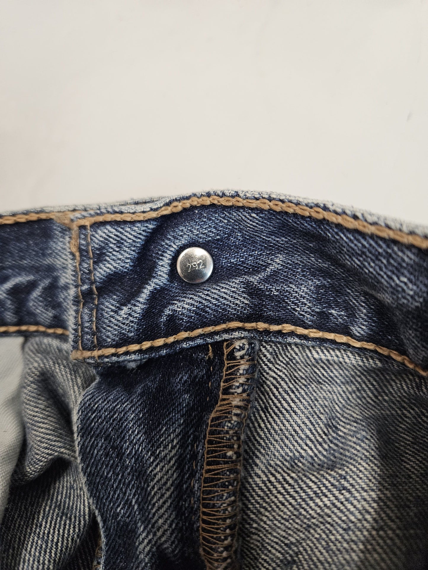 Vintage y2k levis 544 distressed flared denim