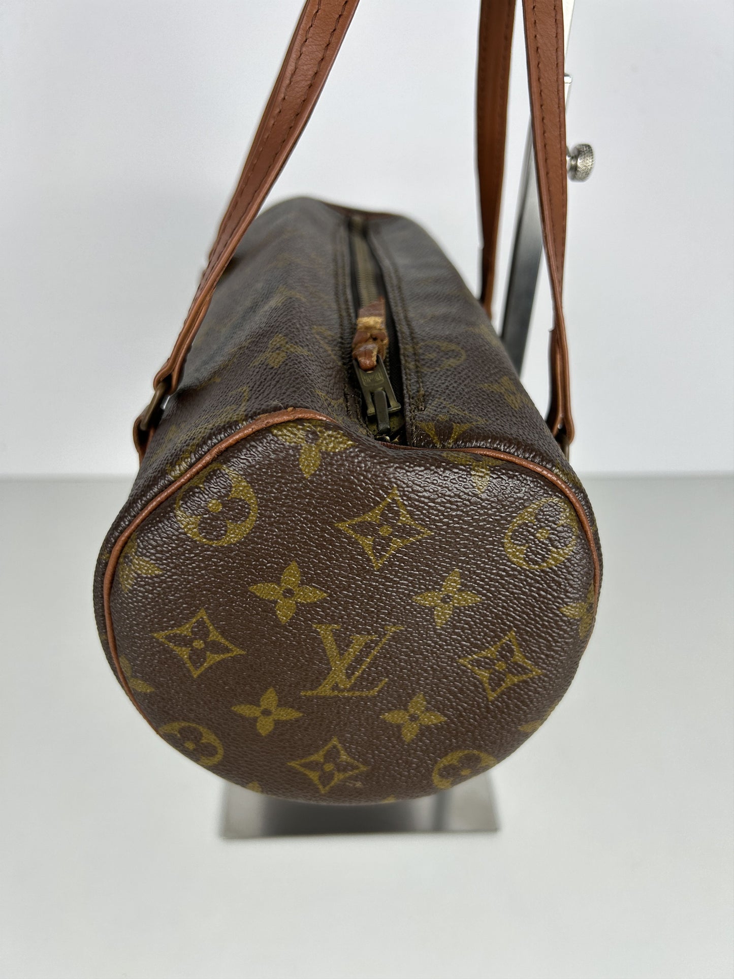 Vintage Louis Vuitton monogram papillon 26 mini boston bag