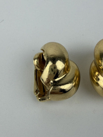 Vintage 80s Christian Dior clip on earrings