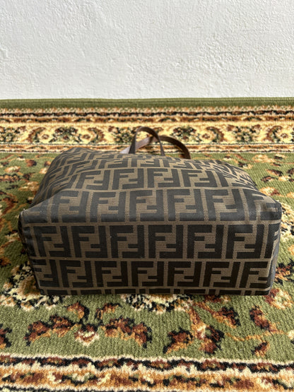 Vintage y2k fendi ff zucca monogram tote bag