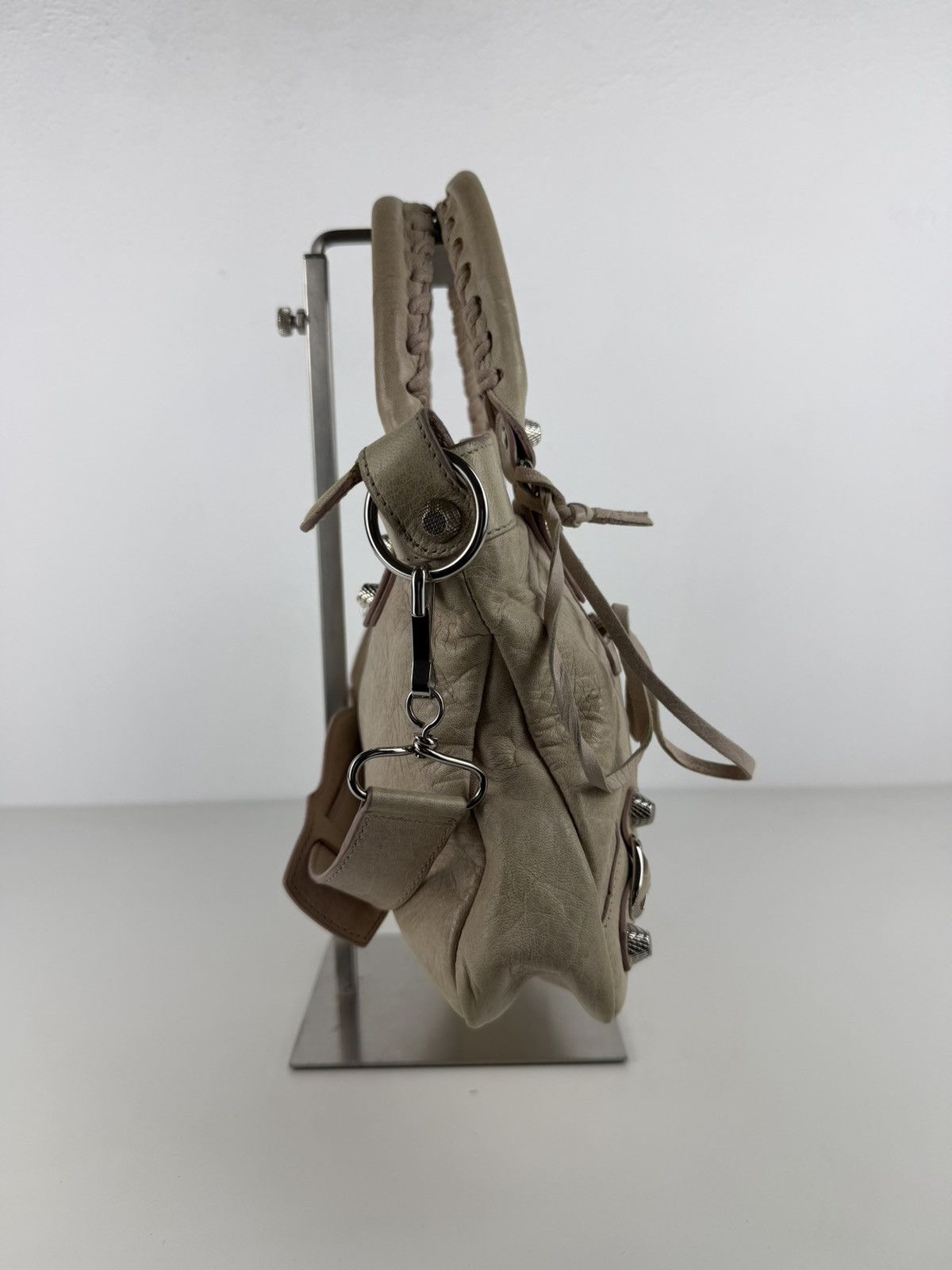 Balenciaga the first bag giant silver hardware