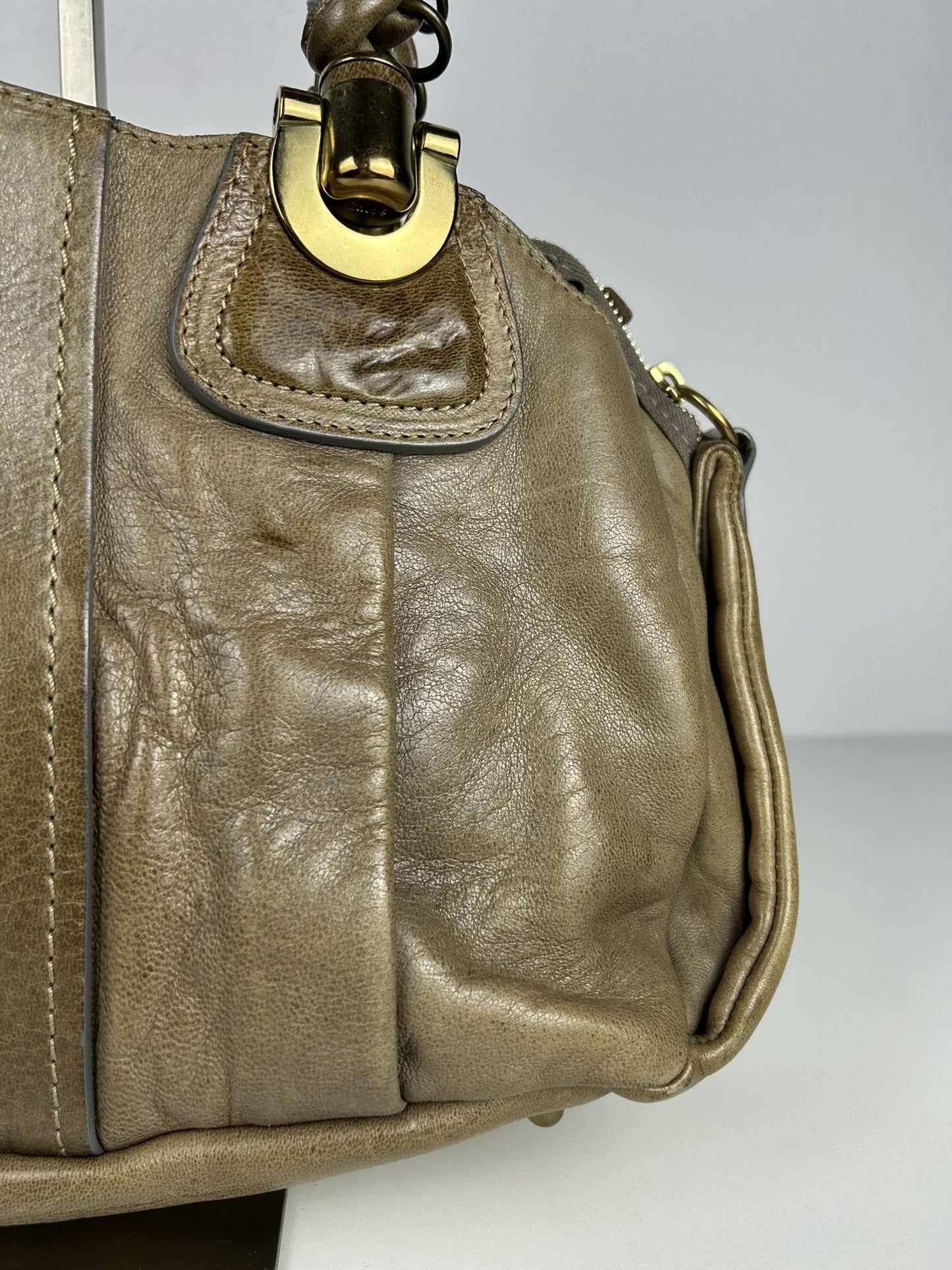 Vintage y2k chloe heloise leather handbag