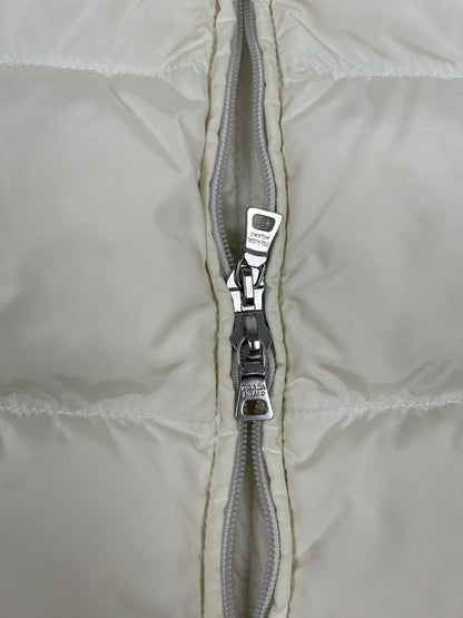 Vintage y2k archive Prada sport red tab hooded puffer vest